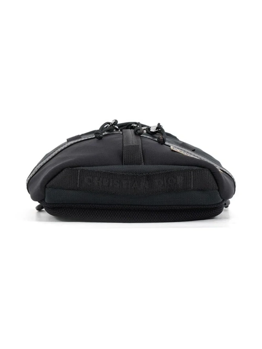 Dior Shoulder Bag Nylon Leather Mystery Lunch Collaboration Black
